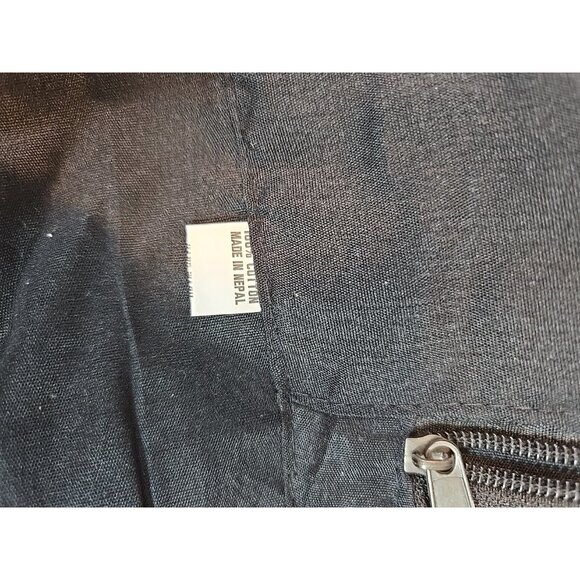 Kathmandu Imports Nepal large shoulder bag hippie boho festival Peace & Flowers - Picture 10 of 13